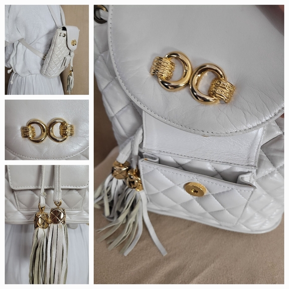 Leather quilted Bag - Picture 5 of 8